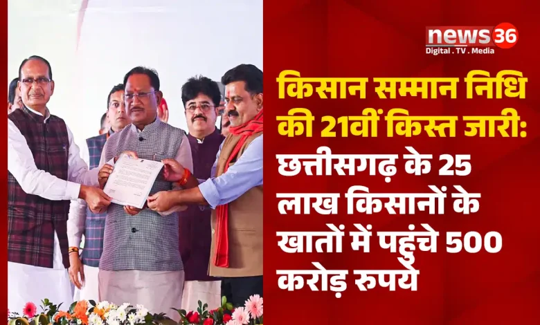 किसान सम्मान निधि की 21वीं किस्त जारी